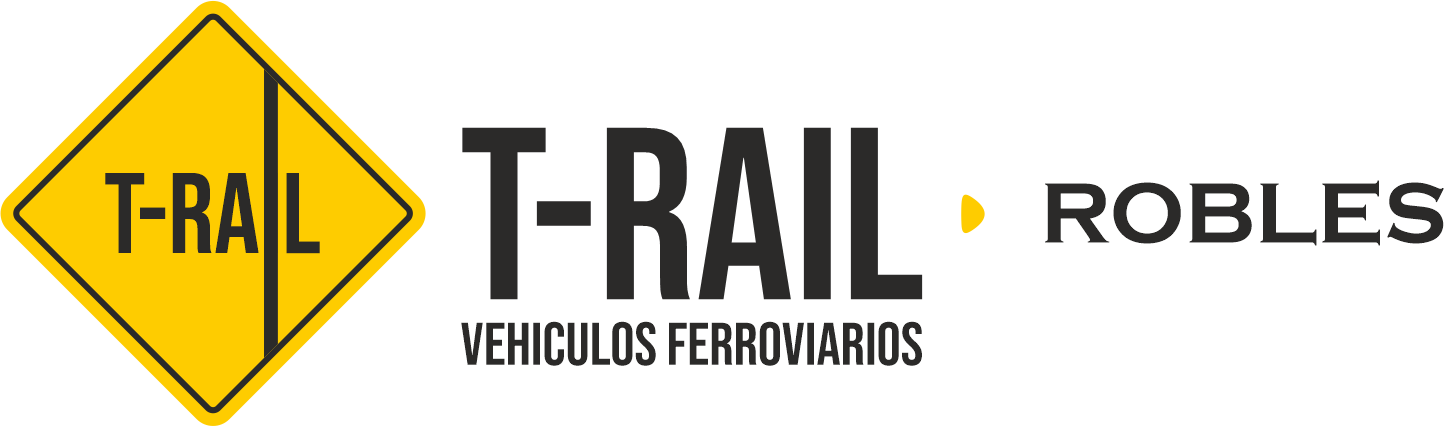 Logo de T-Rail Robles, seccion especializada en el desarrollo de vehículos ferroviarios de nuestra empresa